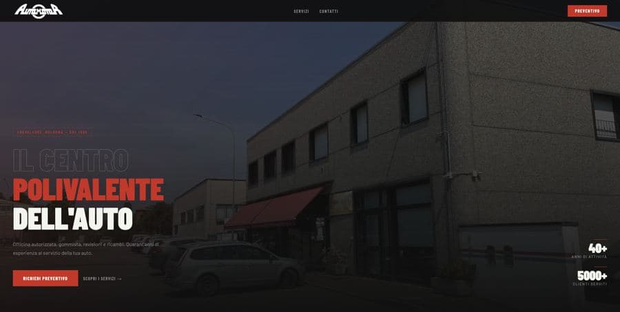 Screenshot del sito Automotor Dondi