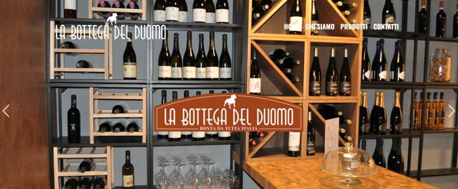 Screenshot del sito La Bottega del Duomo Mirandola