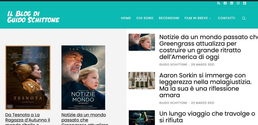 Screenshot del sito Il Blog di Guido Schittone
